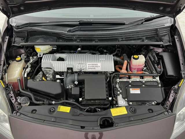 トヨタ プリウス S　マイコーデ 宮城県 2013(平25)年 4.5万km ディープアメジストマイカメタリック 禁煙車/純正7型ナビ/・BT.CD.SD.AUX/ワンセグTV/バックカメラ/100V充電/プッシュスタート/スマートキー×2/ビルトインETC/純正17インチアルミホイール/純正フロアマッド/純正ドアバイザー/純正トノカバー/キセノンヘッドライト/LEDフォグランプ/横滑り防止機能/アイドリングストップ/コーナーポール/合皮レザーシート