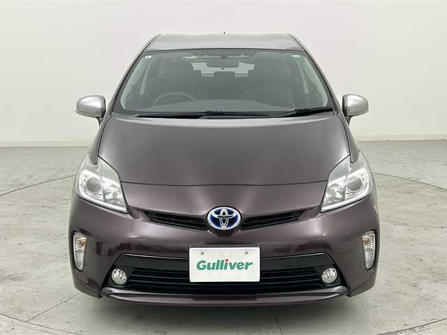 トヨタ プリウス S　マイコーデ 宮城県 2013(平25)年 4.5万km ディープアメジストマイカメタリック 禁煙車/純正7型ナビ/・BT.CD.SD.AUX/ワンセグTV/バックカメラ/100V充電/プッシュスタート/スマートキー×2/ビルトインETC/純正17インチアルミホイール/純正フロアマッド/純正ドアバイザー/純正トノカバー/キセノンヘッドライト/LEDフォグランプ/横滑り防止機能/アイドリングストップ/コーナーポール/合皮レザーシート