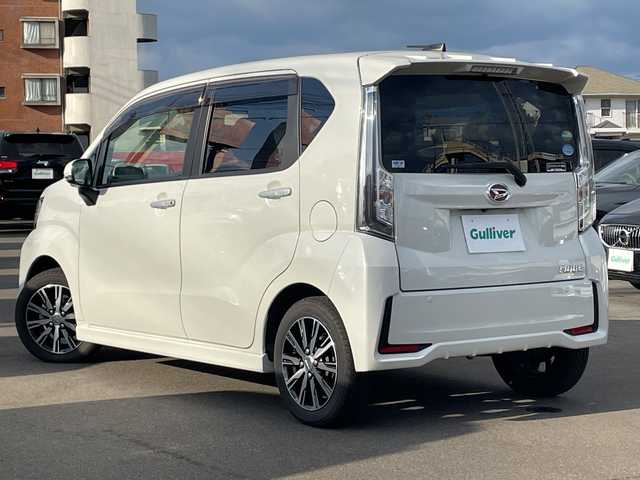 ダイハツ ムーヴ 山口県 2019(令1)年 3.9万km パールホワイトⅢ ワンオーナー/純正７型ナビ（フルセグTV、AM/FM、Bluetooth）/全方位カメラ/LEDオートライト/運転席シートヒーター/純正１４インチアルミホイール/アイドリングストップ/横滑り防止装置/衝突被害軽減ブレーキ/後コーナーセンサー/スペアキー１本