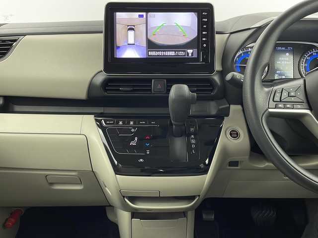 日産 ルークス X 栃木県 2023(令5)年 0.4万km ブラック 純正9型ディスプレイオーディオ/　　Bluetooth/AM/FM/スマホ連携/アラウンドビューモニター/エマージェンシーブレーキ/車線逸脱警報/ふらつき警報/オートハイビーム/コーナーセンサー/片側パワースライドドア/ハンズフリードア/純正フロアマット/オートライト/LEDヘッドライト/スマートキー/プッシュスタート