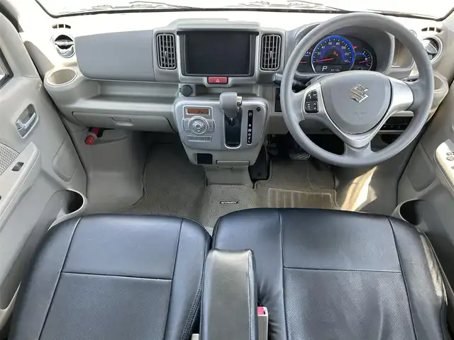 スズキ エブリィ ワゴン PZターボ 奈良県 2018(平30)年 9.9万km ブルーイッシュブラックパール3 プッシュスタート　/ターボ車　/ＥＴＣ　/片側パワースライドドア　/オートライト　/純正フロアマット　/純正アルミホイール　/横滑り防止装置　/盗難防止装置　/エアバッグ　/衝突被害軽減システム