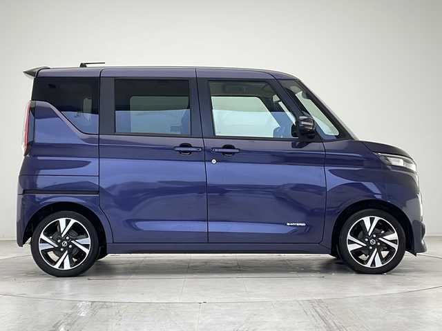 日産 ルークス HWS X プロパイロットED 愛知県 2023(令5)年 3.1万km アメジストパープル プロパイロット/衝突軽減システム/純正ナビ/全方位カメラ/両側パワースライドドア/クルーズコントロール/ワンセグ/ＣＤ/Bluetooth/バックカメラ/イージーオープン機能/コーナーセンサー/純正アルミホイール/LEDヘッドライト/オートライト/ETC/ステアリングスイッチ/スマートキー/プッシュスタート