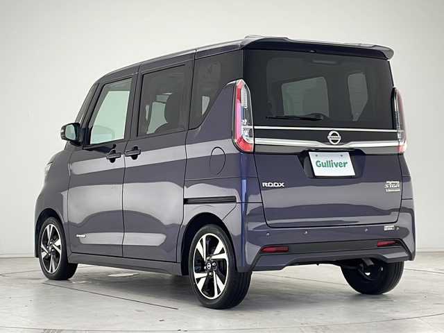 日産 ルークス HWS X プロパイロットED 愛知県 2023(令5)年 3.1万km アメジストパープル プロパイロット/衝突軽減システム/純正ナビ/全方位カメラ/両側パワースライドドア/クルーズコントロール/ワンセグ/ＣＤ/Bluetooth/バックカメラ/イージーオープン機能/コーナーセンサー/純正アルミホイール/LEDヘッドライト/オートライト/ETC/ステアリングスイッチ/スマートキー/プッシュスタート