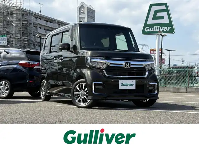 ホンダ Ｎ ＢＯＸ カスタム L 大分県 2021(令3)年 2.4万km プレミアムグラマラスブロンズP ・ナビ(CD/USB/SD/BT)/・バックカメラ/・衝突軽減ブレーキ/・レーダークルーズコントロール/・片側パワースライドドア/・ETC/・ドライブレコーダー/・コーナーセンサー/・ステアリングスイッチ/・オートハイビーム/・シートヒーター/・スマートキー/・プッシュスタート