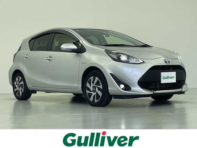 トヨタ アクア S スタイルブラック 愛知県 2019(令1)年 1.7万km シルバーM 禁煙車/パイオニアSDナビ・TV/CD・DVD再生/バックカメラ/前後ドライブレコーダー/プリクラッシュセーフティ/スマートキー/エンジンプッシュスタート/LEDヘッドライト/LEDフォグライト/クリアランスソナー