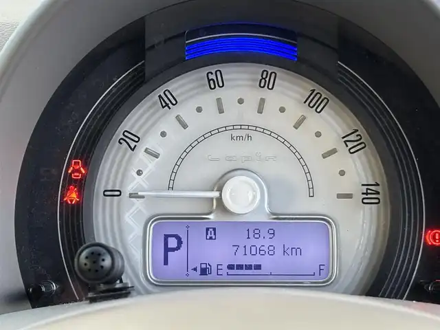 スズキ ラパン X 熊本県 2019(平31)年 7.1万km フォーンベージュメタリック/ホワイト2トーンルーフ ワンオーナー/レーダーブレーキサポート/プッシュスタート/社外ナビ/（CD・DVD・フルセグTV・BTオーディオ・SD）/ETC/純正14インチAW/右前席シートヒーター/HIDヘッドライト/オートライト/横滑り防止装置/ウィンカーミラー/純正フロアマット/純正ドアバイザー/新車保証書/取扱説明書/スマートスペアキー×1本