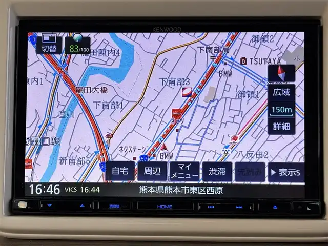 スズキ ラパン X 熊本県 2019(平31)年 7.1万km フォーンベージュメタリック/ホワイト2トーンルーフ ワンオーナー/レーダーブレーキサポート/プッシュスタート/社外ナビ/（CD・DVD・フルセグTV・BTオーディオ・SD）/ETC/純正14インチAW/右前席シートヒーター/HIDヘッドライト/オートライト/横滑り防止装置/ウィンカーミラー/純正フロアマット/純正ドアバイザー/新車保証書/取扱説明書/スマートスペアキー×1本