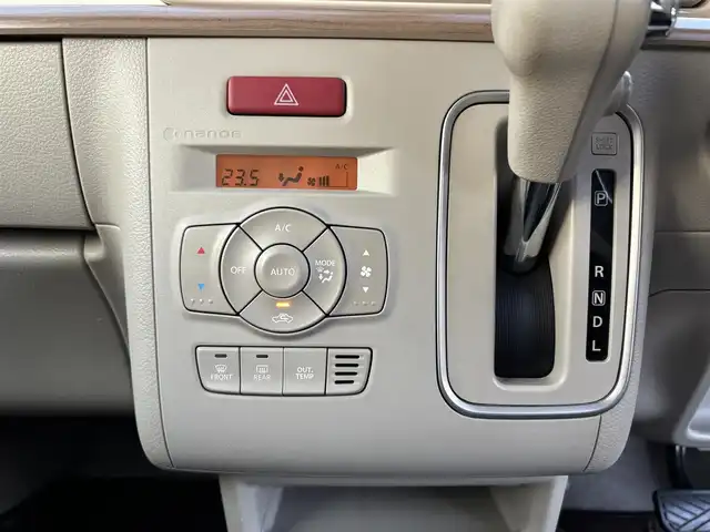 スズキ ラパン X 熊本県 2019(平31)年 7.1万km フォーンベージュメタリック/ホワイト2トーンルーフ ワンオーナー/レーダーブレーキサポート/プッシュスタート/社外ナビ/（CD・DVD・フルセグTV・BTオーディオ・SD）/ETC/純正14インチAW/右前席シートヒーター/HIDヘッドライト/オートライト/横滑り防止装置/ウィンカーミラー/純正フロアマット/純正ドアバイザー/新車保証書/取扱説明書/スマートスペアキー×1本