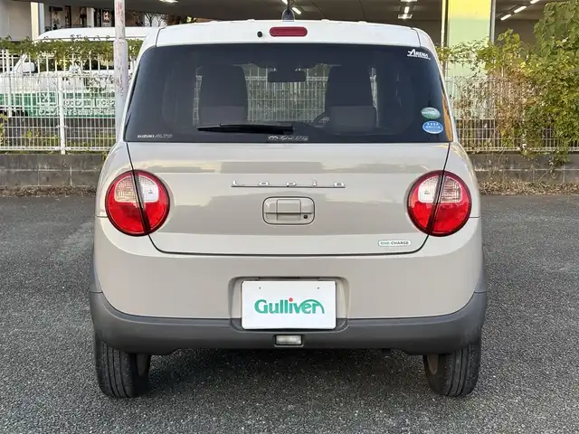 スズキ ラパン X 熊本県 2019(平31)年 7.1万km フォーンベージュメタリック/ホワイト2トーンルーフ ワンオーナー/レーダーブレーキサポート/プッシュスタート/社外ナビ/（CD・DVD・フルセグTV・BTオーディオ・SD）/ETC/純正14インチAW/右前席シートヒーター/HIDヘッドライト/オートライト/横滑り防止装置/ウィンカーミラー/純正フロアマット/純正ドアバイザー/新車保証書/取扱説明書/スマートスペアキー×1本