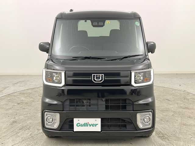 ダイハツ ウェイク G ターボ SA Ⅲ 宮城県 2018(平30)年 6.8万km ブラックマイカメタリック 禁煙車/全周囲カメラ/スマートアシスト/・衝突回避支援ブレーキ機能/・車線逸脱警報機能/・オートハイビーム/・コーナーセンサー/両側パワースライドドア/純正SDナビ/・BT/SD/CD/DVD/USB/HDMI/フルセグTV/ETC/革巻きステアリング/ステアリングスイッチ/プッシュスタート/スマートキー×2/運転席シートヒーター/LEDヘッドライト/フォグランプ/純正14インチアルミホイール/純正フロアマット/純正ドアバイザー/ロールサンシェード/横滑り防止装置