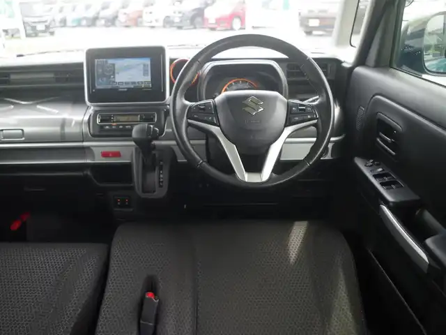 スズキ スペーシア ギア HYBRID XZ 千葉県 2020(令2)年 3.5万km デニムブルー ガンメタリック 2トーン ・デュアルカメラブレーキサポート/・両側パワースライドドア/・社外ナビ/　CD＆DVD＆BT＆TV/・バックカメラ/・コーナーセンサー/・レーンキープアシスト/・レーダークルーズコントロール/・アイドリングストップ/・D席/N席シートヒーター/・プッシュスタート/・スマートキー/・ビルトインETC/・オートエアコン/・オートライト/・電動格納ミラー/・室内灯LED/・LEDヘッドライト/・ドアバイザー/・ウィンカーミラー/・フォグライト/・ルーフレール