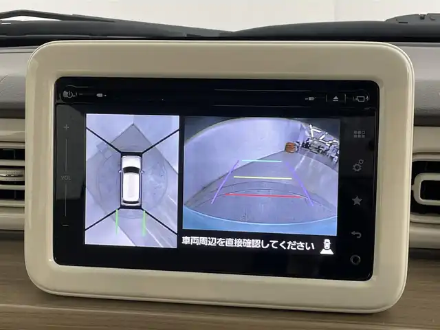スズキ ラパン X 道央・札幌 2016(平28)年 6万km フレンチミントPM ・4WD/・純正ナビ/・アラウンドビューモニター/・フルセグTV/・Bluetooth/・CD再生/・シートヒーター/・アイドリングストップ/・横滑り防止装置/・プッシュスタート/・オートライト/・オートエアコン/・社外AW付冬タイヤ積込155/65R14