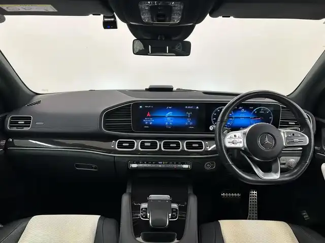 メルセデス・ベンツ ＧＬＥ３００ｄ 4MATIC AMGライン 岡山県 2019(令1)年 2.7万km ダイヤモンドホワイト 純正ナビ　（Bluetooth/全方位カメラ　/ブルメスタ―　/アンゼエントライト　/パノラマガラスサンルーフ　/レザーシート　/シートヒーター　/エアーシート　/ランニングボード　/ワイヤレスチャージ　/ＬＥＤヘッドライト　/オートライト/オートワイパー/アクティブレーンキーピングアシスト/アクティブブレーキアシスト/アテンションアシスト/BSA/レーンチェンジアシスト/PTG/カップホルダー