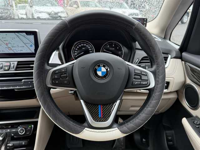 ＢＭＷ ２１８ｄ アクティブツアラー ラグジュアリー 静岡県 2019(令1)年 4.7万km ミネラルホワイト 取説、保証書/純正ナビ/バックカメラ/パークディスタンスコントロール/ミラー一体型ETC/パワーバックドア（スマートオープナー）/アダプティブクルーズコントロール（ACC）/インテリジェントセーフティー/白レザーシート/パワーシート/シートヒーターDN席/ヘッドアップディスプレイ/LEDヘッドライト/ドライブレコーダー前後/社外レーダー探知機/スペアキー×1