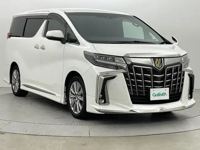 トヨタ アルファード S タイプゴールド 新潟県 2020(令2)年 2.6万km ホワイトパールクリスタルシャイン トヨタセーフティセンス/フリップダウンモニター/モデリスタエアロ/モデリスタマフラー/純正ナビ/　CD/Bluetooth/バックカメラ/両側パワースライドドア/パワーバックドア/レーダークルーズコントロール/LEDオートライト/オートハイビーム/ハーフレザーシート/純正18インチアルミホイール/ステアリングリモコン/前後ドラレコ/シーケンシャルウィンカー/レーントレーシングアシスト/スマートキー/ビルトインETC2.0