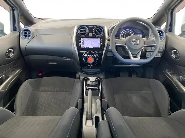 日産 ノート e－パワーオーテック 岐阜県 2019(令1)年 2.2万km オーロラフレアブルーパール 純正ナビ（フルセグ/BT/CD/DVD)/衝突軽減ブレーキ/レーンキープアシスト/ナビ連動ドライブレコーダー/スマートキー/プッシュスタート/ETC/コーナーセンサー/純正バイザー/純正フロアマット/保証書/取扱説明書/スペアキー