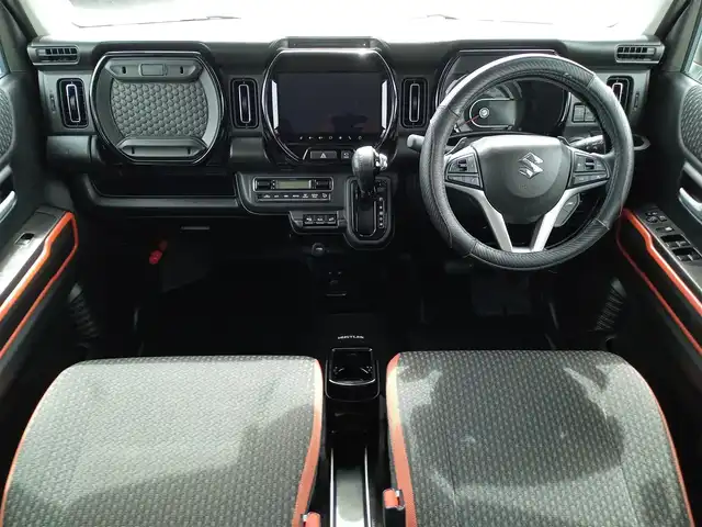 スズキ ハスラー HYBRID X ターボ 福井県 2020(令2)年 9.4万km ピュアホワイトP ４WD/純正15インチAW/全方位カメラ/ビルトインETC2.0/純正ナビ/フルセグテレビ/アダプティブクルーズコントロール/前後コーナーセンサー/衝突被害軽減システム/シートヒーター/アイドリングストップ/横滑り防止装置/レーンキープアシスト/盗難防止装置/純正フロアマット/ダブル＋サイドエアバッグ/カーテンエアバッグ/スマートキー