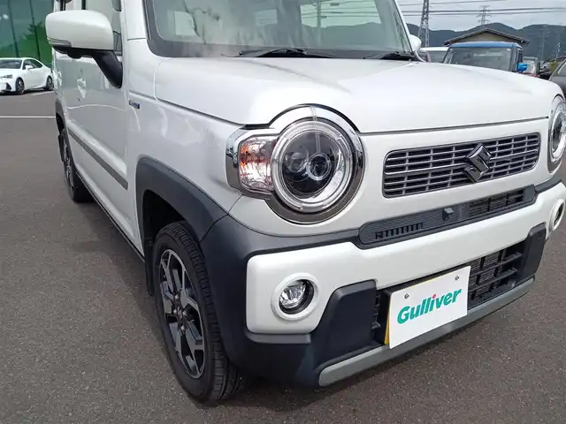 スズキ ハスラー HYBRID X ターボ 福井県 2020(令2)年 9.4万km ピュアホワイトP ４WD/純正15インチAW/全方位カメラ/ビルトインETC2.0/純正ナビ/フルセグテレビ/アダプティブクルーズコントロール/前後コーナーセンサー/衝突被害軽減システム/シートヒーター/アイドリングストップ/横滑り防止装置/レーンキープアシスト/盗難防止装置/純正フロアマット/ダブル＋サイドエアバッグ/カーテンエアバッグ/スマートキー