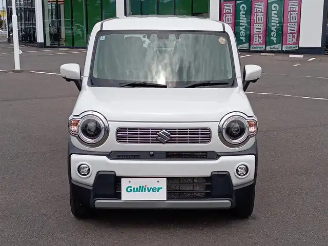 スズキ ハスラー HYBRID X ターボ 福井県 2020(令2)年 9.4万km ピュアホワイトP ４WD/純正15インチAW/全方位カメラ/ビルトインETC2.0/純正ナビ/フルセグテレビ/アダプティブクルーズコントロール/前後コーナーセンサー/衝突被害軽減システム/シートヒーター/アイドリングストップ/横滑り防止装置/レーンキープアシスト/盗難防止装置/純正フロアマット/ダブル＋サイドエアバッグ/カーテンエアバッグ/スマートキー