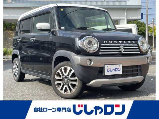スズキ ハスラー Jスタイル Ⅱ 福岡県 2016(平28)年 8万km ブルーイッシュブラックパール (株)IDOMが運営する【じしゃロン八幡西店】の自社ローン専用車両になります。こちらは現金またはオートローンご利用時の価格です。自社ローンご希望の方は別途その旨お申付け下さい/純正メモリーナビ(CN-E302Z)/ワンセグTV/CD/前席シートヒーター/衝突被害軽減システム/車線逸脱抑制機能/ハーフレザーシート/アイドリングストップ/オートライト/ウィンカーミラー/プッシュスタート