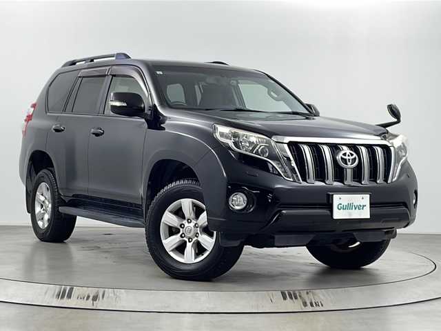 トヨタ ランドクルーザー プラド TX Lパッケージ 埼玉県 2013(平25)年 6.9万km ブラック サンルーフ　/純正ナビ　NSZT-W62G/（ラジオ・ＣＤ・ＤＶＤ・フルセグ・Ｂｌｕｅｔｏｏｔｈ）/バックカメラ/ビルトインＥＴＣ/純正ドライブレコーダー/クルーズコントロール/前席シートヒーター/前席パワーシート/盗難防止/横滑り防止装置/純正フロアマット/純正アルミホイール/プッシュスタート/LEDヘッドライト/ウィンカーミラー/フロントフォグランプ/ヘッドライトウォッシャー