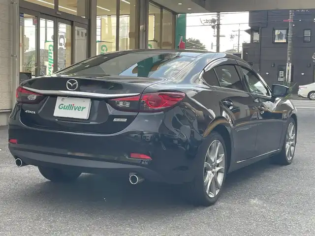 マツダ アテンザ セダン XD Lパッケージ 静岡県 2012(平24)年 2.7万km ジェットブラックマイカ ワンオーナー/純正ナビ/フルセグTV/DVD/CD/SD/MSV/BT/BOSEサウンドシステム/バックカメラ/黒革シート/前席シートヒーター/前席パワーシート/運転席シートメモリー/前後ドライブレコーダー/衝突軽減ブレーキ/レーンキープアシスト/レーダークルーズコントロール/AFS/HIDヘッドライト/純正19インチAW/ステアリングスイッチ/ビルトインETC/パドルシフト/スマートキー×2/保証書/取扱説明書/H27/29/R1/3/5点検記録簿有