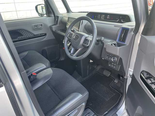 ダイハツ タント 山口県 2020(令2)年 1.9万km ブライトシルバーメタリック 純正９型ナビ（フルセグTV、AM/FM、Bluetooth）/全方位カメラ/両側パワースライドドア/レーダークルーズコントロール/LEDオートライト/前席シートヒーター/純正１５インチアルミホイール/前後コーナーセンサー/アイドリングストップ/衝突被害軽減ブレーキ/レーンキープアシスト/W＋サイドエアバック/カーテンエアバック