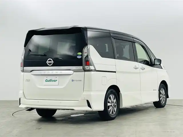 日産 セレナ e－パワー ハイウェイスター V 福島県 2018(平30)年 3.9万km ブリリアントホワイトパール 2トーン エマージェンシーブレーキ/・レーンキープアシスト/・ブラインドスポットモニター/・標識認識機能/・クリアランスソナー/・プロパイロット/ALPINEナビ/・型番:ZX11Z/・フルセグTV/Bluetooth/CD/DVD/AUX/・アラウンドビューモニター/・ETC/・ドライブレコーダー/両側パワースライドドア/・ハンズフリーオートスライドドア/インテリジェントパーキングアシスト/アイドリングストップ/革巻きステアリング/・ステアリングスイッチ/・チルトステアリング/プッシュスタート/・スマートキー/・スペアキー/LEDヘッドライト/・オートライト/・フォグライト/電動格納ミラー/純正フロアマット