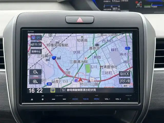 ホンダ フリード ハイブリット G ホンダセンシング 静岡県 2017(平29)年 9.6万km ルナシルバーM ワンオーナー/純正ナビ（FM/AM/CD/DVD/BT/AUX/USB/HDMI/フルセグTV）/ドライブレコーダー/ビルトインETC/パーキングアシスト/バックカメラ（マルチテレイン有り）/両側パワースライドドア/クルーズコントロール（追従走行有り）/コーナーセンサー