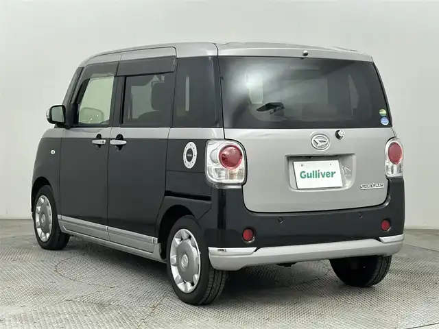 ダイハツ ムーヴ キャンバス X メイクアップ リミテッド SAⅢ 道央・札幌 2019(令1)年 6.5万km スムースグレーマイカメタリック/ブラックマイカメタリック 2トーン ・４WD/・寒冷地仕様/・社外メモリーナビ/　CD/DVD/SD/BT/フルセグ/・全方位モニター/・スマートアシスト３/・レーンキープアシスト/・コーナーセンサー/・両側パワースライドドア/・D席シートヒーター/・オートライト/・プッシュスタート/・スマートキー/・純正フロアマット/・ドアバイザー