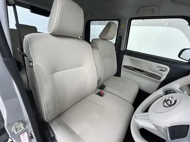 ダイハツ ムーヴ キャンバス X メイクアップ リミテッド SAⅢ 道央・札幌 2019(令1)年 6.5万km スムースグレーマイカメタリック/ブラックマイカメタリック 2トーン ・４WD/・寒冷地仕様/・社外メモリーナビ/　CD/DVD/SD/BT/フルセグ/・全方位モニター/・スマートアシスト３/・レーンキープアシスト/・コーナーセンサー/・両側パワースライドドア/・D席シートヒーター/・オートライト/・プッシュスタート/・スマートキー/・純正フロアマット/・ドアバイザー