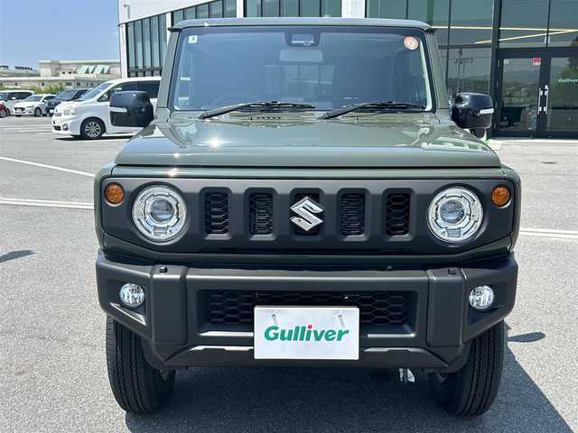 スズキ ジムニー XC 奈良県 2025(令7)年 0.1万km未満 ジャングルグリーン 前列シートヒーター　/ＬＥＤヘッドランプ　/ヘッドランプウォッシャー　/クルーズコントロールシステム　/本革巻ステアリングホイール　/純正アルミホイール　/ＡＡＣ　/ワンオーナー　/スペアキー
