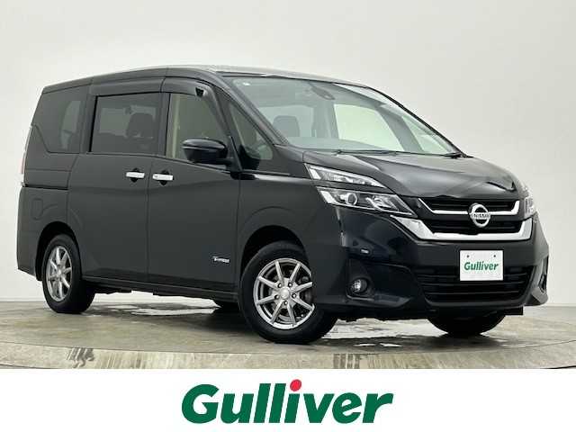日産 セレナ X Vセレクション 宮城県 2018(平30)年 1.4万km ダイヤモンドブラック ワンオーナー//4WD//プロパイロット//純正SDナビ(MM317D-W)//フルセグ//Bluetooth//純正フリップダウンモニター//全方位モニター//両側パワースライドドア//デジタルインナーミラー//アイドリングストップ//ETC//純正前後ドライブレコーダー//LEDヘッドライト//オートライト//スペアキー