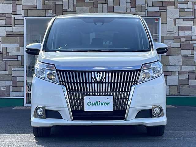 トヨタ エスクァイア Gi 徳島県 2016(平28)年 11.8万km ホワイトパールクリスタルシャイン 衝突軽減ブレーキ/純正9インチナビ【NSZT-Y64T】/（Bluetooth/フルセグ/CD/DVD/AM/FM/SD）/バックカメラ/両側パワースライドドア/合皮シート/シートヒーター（D+N席）/クルーズコントロール/LDA/LEDヘッドライト/オートハイビーム/ETC/アイドリングストップ/純正AW/電格ミラー/プッシュスタート/スマートキー/スペアキー
