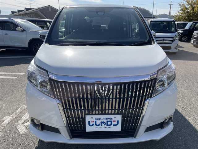 トヨタ エスクァイア Gi 兵庫県 2016(平28)年 11.8万km ホワイトパールクリスタルシャイン 衝突軽減ブレーキ/純正9インチナビ【NSZT-Y64T】/（Bluetooth/フルセグ/CD/DVD/AM/FM/SD）/バックカメラ/両側パワースライドドア/合皮シート/シートヒーター（D+N席）/クルーズコントロール/LDA/LEDヘッドライト/オートハイビーム/ETC/アイドリングストップ/純正AW/電格ミラー/プッシュスタート/スマートキー/スペアキー