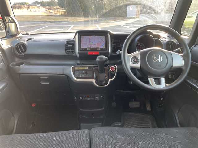 ホンダ Ｎ ＢＯＸ G SSパッケージ 福島県 2017(平29)年 9万km クリスタルブラックパール ４WD/社外メモリーナビ/横滑り防止装置/バックカメラ/ETC/ECONモード/両側パワースライドドア/前席シートヒーター/ステアリングリモコン/プッシュスタート/スマートキー/オートライト/電格ミラー/ドアバイザー