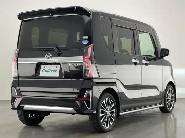 ダイハツ タント カスタム RS スタイルセレクション 愛知県 2020(令2)年 7.6万km ブラックマイカメタリック 純正９型ナビ　シートヒーター　禁煙　バックカメラ　両側パワスラ　追従クルコン　フルセグTV　ＤＶＤ　ドラレコ　ＥＴＣ　スマアシ　USB　衝突軽減　車線逸脱　LEDオートライト　フォグ　純正フロアマット　オートハイビーム　Bluetooth　プッシュスタート　スマートキー