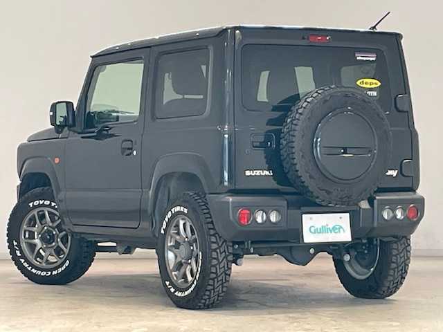 スズキ ジムニー XC 宮城県 2019(令1)年 3.7万km ブルーイッシュブラックパール3 4WD/スズキセーフティーサポート/・デュアルセンサーブレーキサポート/・車線逸脱警報機能/・標識認識機能/・ハイビームアシスト/・誤発進抑制機能/・ふらつき警報機能/・先行者発進お知らせ機能/車両走行安定補助システム/エマージェンシーストップシグナル/ヒルホードコントロール/ヒルディセントコントロール/クルーズコントロール/リヤパーキングセンサー/後席シートベルトリマインダー/LEDオートライト/ライト自動消灯システム/サイドアンダーミラー付きドアミラー/ヒーテッドドアミラー/ヘッドライプウォッシャー/盗難防止装置/純正アルミホイール/シートカバー/LEDテールランプ/社外フロントグリル