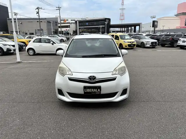 トヨタ ラクティス G 石川県 2012(平24)年 10.1万km ホワイトパールクリスタルシャイン ワンセグテレビ/デジタルインナーミラー/プッシュスタート/純正フロアマット/ビルトインETC/オートライト/ウィンカーミラー/電格ミラー/ドアバイザー/スペアキー