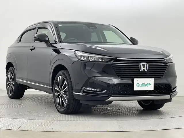 ホンダ ヴェゼル ハイブリッド e:HEV Z 新潟県 2023(令5)年 1.6万km クリスタルブラックパール ４WD/ワンオーナー/禁煙車/ホンダセンシング/ホンダコネクトナビ/　　CD/DVD/AM/FM/フルセグ/BT/バックモニター/フリーアクセスパワーバックドア/アダプティブクルーズコントロール/LEDシーケンシャルターンライト/ハーフレザーシート/前席シートヒーター/純正18インチアルミホイール付/ダウンヒルアシストコントロール/ステアリングスイッチ/ステアリングヒーター/パドルシフト/電動パーキングブレーキ/オートブレーキホールド/スペアキー/スマートキー/ETC