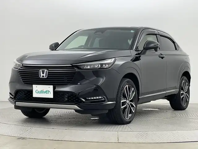ホンダ ヴェゼル ハイブリッド e:HEV Z 新潟県 2023(令5)年 1.6万km クリスタルブラックパール ４WD/ワンオーナー/禁煙車/ホンダセンシング/ホンダコネクトナビ/　　CD/DVD/AM/FM/フルセグ/BT/バックモニター/フリーアクセスパワーバックドア/アダプティブクルーズコントロール/LEDシーケンシャルターンライト/ハーフレザーシート/前席シートヒーター/純正18インチアルミホイール付/ダウンヒルアシストコントロール/ステアリングスイッチ/ステアリングヒーター/パドルシフト/電動パーキングブレーキ/オートブレーキホールド/スペアキー/スマートキー/ETC