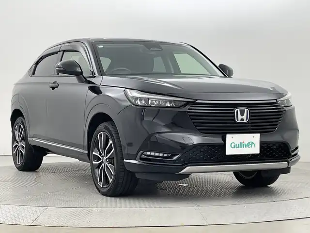 ホンダ ヴェゼル ハイブリッド e:HEV Z 新潟県 2023(令5)年 1.6万km クリスタルブラックパール ４WD/ワンオーナー/禁煙車/ホンダセンシング/ホンダコネクトナビ/　　CD/DVD/AM/FM/フルセグ/BT/バックモニター/フリーアクセスパワーバックドア/アダプティブクルーズコントロール/LEDシーケンシャルターンライト/ハーフレザーシート/前席シートヒーター/純正18インチアルミホイール付/ダウンヒルアシストコントロール/ステアリングスイッチ/ステアリングヒーター/パドルシフト/電動パーキングブレーキ/オートブレーキホールド/スペアキー/スマートキー/ETC