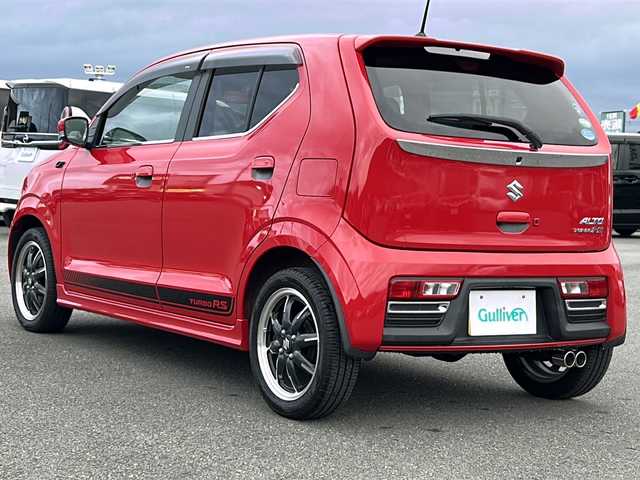 スズキ アルト ターボRS 山梨県 2016(平28)年 6.5万km ピュアレッド ４WD /スズキセーフティサポート/　・レーダーブレーキサポート/　・横滑り防止装置/純正メモリナビ/　(CD/DVD/BT/フルセグ)/バックカメラ/HIDオートライト/シートヒーター/純正15インチアルミホイール/パドルシフト/アイドリングストップ/スマートキー/ETC