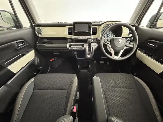 スズキ クロスビー HYBRID MZ 道央・札幌 2020(令2)年 4.8万km キャラバンアイボリーパールメタリック/ホワイト 2トーンルーフ ・ワンオーナー/・４WD/・ディーラーOPナビ/　CD/DVD/SD/BT/フルセグ/・全方位カメラ/・ビルトインETC/・前方ドライブレコーダー/・衝突軽減ブレーキ/・クルーズコントロール/・レーンキープアシスト/・クリアランスソナー/・オートハイビーム/・前席シートヒーター/・LEDヘッドライト/・フォグライト/・オートライト/・プッシュスタート/・スマートキー/・純正フロアマット/・ドアバイザー