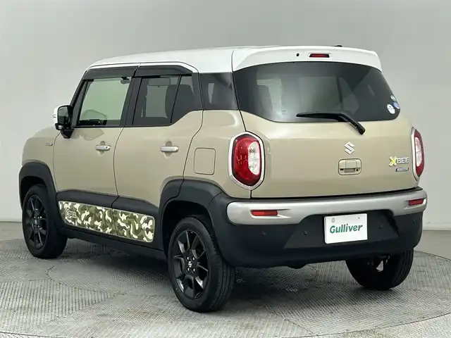 スズキ クロスビー HYBRID MZ 道央・札幌 2020(令2)年 4.8万km キャラバンアイボリーパールメタリック/ホワイト 2トーンルーフ ・ワンオーナー/・４WD/・ディーラーOPナビ/　CD/DVD/SD/BT/フルセグ/・全方位カメラ/・ビルトインETC/・前方ドライブレコーダー/・衝突軽減ブレーキ/・クルーズコントロール/・レーンキープアシスト/・クリアランスソナー/・オートハイビーム/・前席シートヒーター/・LEDヘッドライト/・フォグライト/・オートライト/・プッシュスタート/・スマートキー/・純正フロアマット/・ドアバイザー