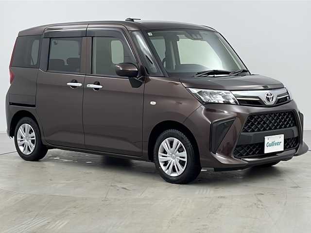 トヨタ ルーミー X 道央・札幌 2025(令7)年 0.4万km プラムブラウンパールクリスタルシャイン ・4WD/・ワンオーナー/・寒冷地仕様/・純正ディスプレイオーディオ/&BT&USB&AppleCarplay&AndoridAuto/・バックカメラ/・トヨタセーフティセンス/・アイドリングストップ/・横滑り防止装置/・前席シートヒーター/・ヘッドライトレベライザー