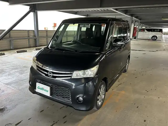 日産 ルークス ハイウェイスター 静岡県 2013(平25)年 10.2万km ブルーイッシュブラック 純正ナビ/・ワンセグTV/DVD/バックカメラ/ETC/片側電動スライドドア/オートライト/スマートキー/純正アルミホイール