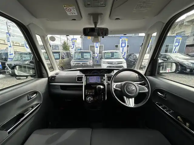 ダイハツ タント カスタム RS SAⅡ 京都府 2016(平28)年 6.1万km パールホワイトⅢ （株）IDOMが運営する【じしゃロン伏見店】の/自社ローン専用車両になります。/こちらは現金またはオートローンご利用時の価格です。/自社ローンご希望の方は別途その旨お申し付けください/純正ナビ/【CD・DVD・ラジオ・TV・SD・BT・iPod・USB・AUX】/両側パワスラ/アイドリングストップ/後方コーナーセンサー/ETC/Bカメラ/ステリモ/横滑り防止装置/レーンキープアシスト/衝突被害軽減システム/純正フロアマット/社外アルミホイール/オートライト/Fフォグ/LEDライト/電格ミラー/ウインカーミラー