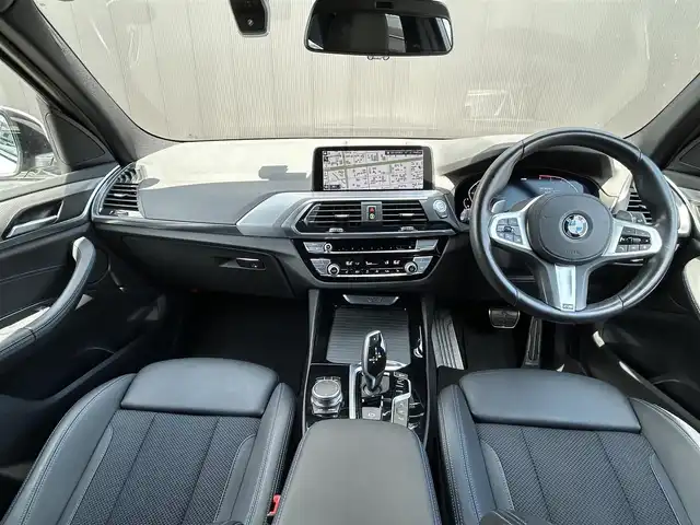 ＢＭＷ Ｘ３ xDrive20d Mスポーツ 道東・釧路十勝 2021(令3)年 3.7万km アルピンホワイトⅢ ４WD/純正ナビ/　　TV/BT/Type-C/screen mirroring/全方位カメラ/ミラーETC/純正前後ドライブレコーダー/ドライビングアシストプロフェッショナル/衝突回避ブレーキ/レーンキーピングアシスト/アクティブクルーズコントロール/パーキングアシストプラス/ヘッドアップディスプレイ/ハーフレザーシート/前席シートヒーター/前席パワーシート/ワイヤレス充電/パワーバックドア/LEDヘッドライト/アクティブヘッドライト/純正19インチAW/純正フロアマット/取扱説明書/保証書
