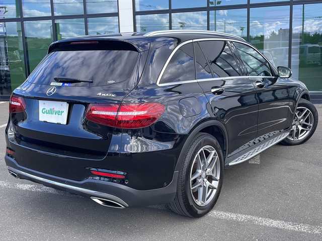 メルセデス・ベンツ ＧＬＣ２５０ 4MATIC 道東・釧路十勝 2016(平28)年 19.7万km 黒 ・４WD/・パドルシフト/・純正メモリーナビ/（CD/BT/FM/AM/AUX）/・フルセグ/・全方位カメラ/・ETC/・レーダークルーズコントロール/・ステアリングアシスト/・レーンキープアシスト/・ルーフレール/・社外前後ドライブレコーダー/・ハーフレザーシート/・前席パワーシート/・前席シートヒーター/・ステアリングスイッチ/・プッシュスタート/・スマートキー/・取扱説明書/・保証書/・純正アルミホイール